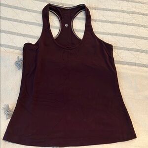 Lululemon Women's Maroon Tank Top